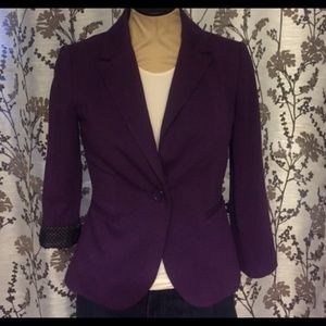 The Limited Purple Blazer